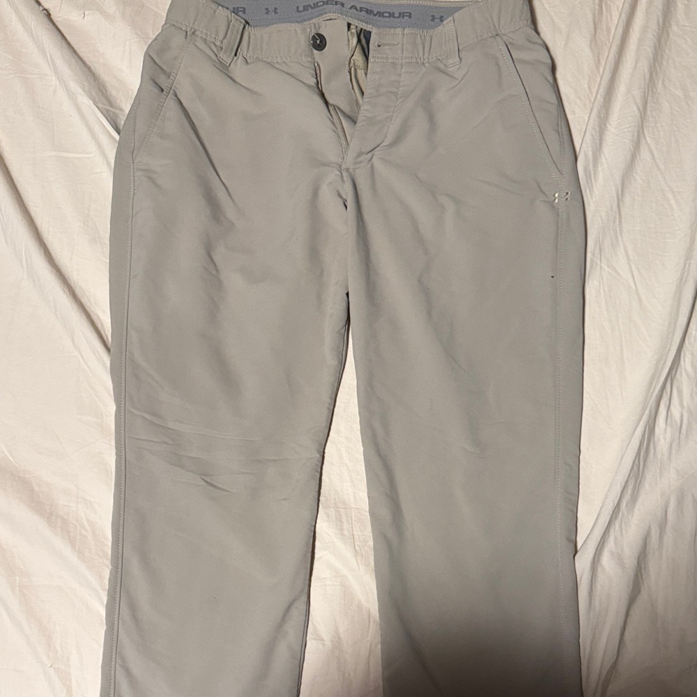 Under Armour Men's Light Gray Chinos